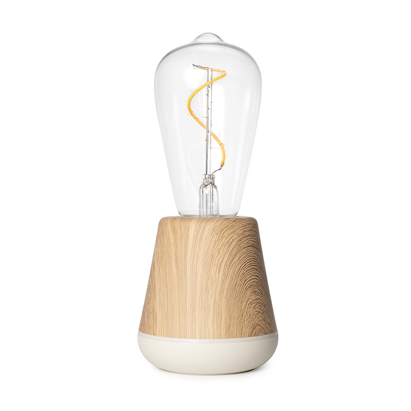Guggenheim Museum lever vervormen Humble One Lamp | Draadloze Verlichting | Oak | The SHOP